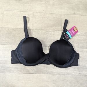 Maidenform Bra T-Shirt Fabolous Fit 2.0 Black Size 36B
